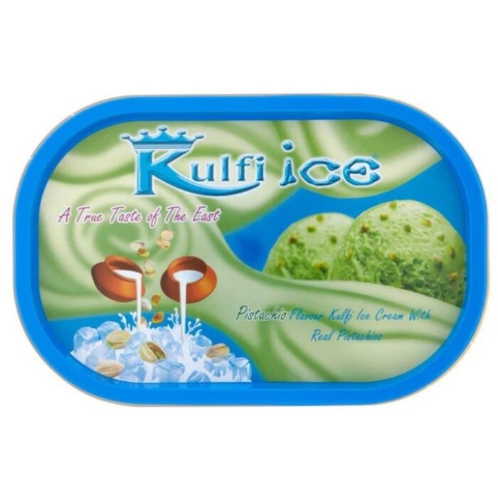 Kulfi ice Pistachio flavour ice cream 1000ml Kulfi ice
