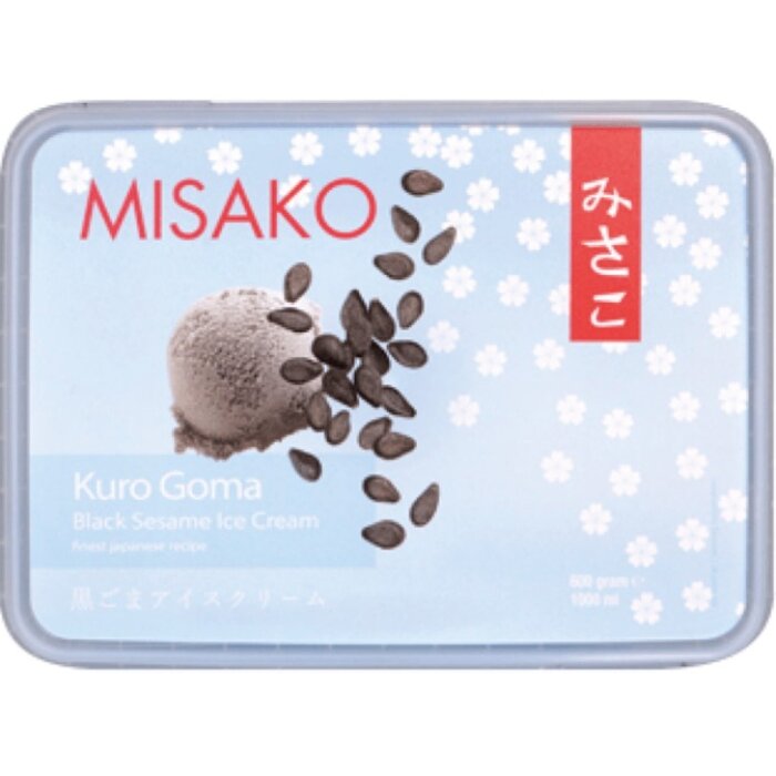 MISAKO Black Sesame ice cream 1000ml MISAKO