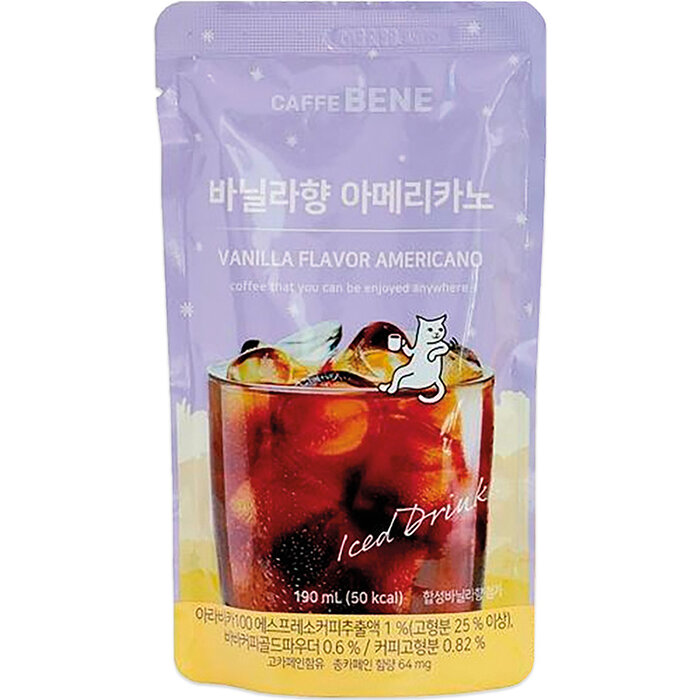 Vanilla Americano Ice Drink 190ml Caffe Bene