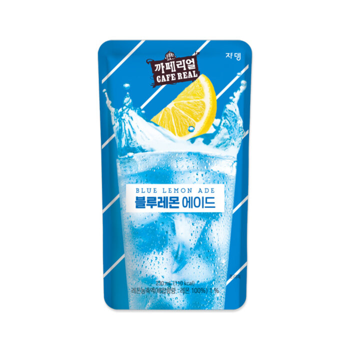 Blue Lemon Ade 230ml Cafe Real