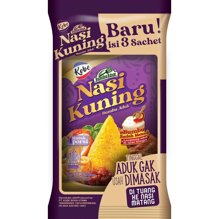 Kobe Nasi Kuning Bumbu Aduk sachet