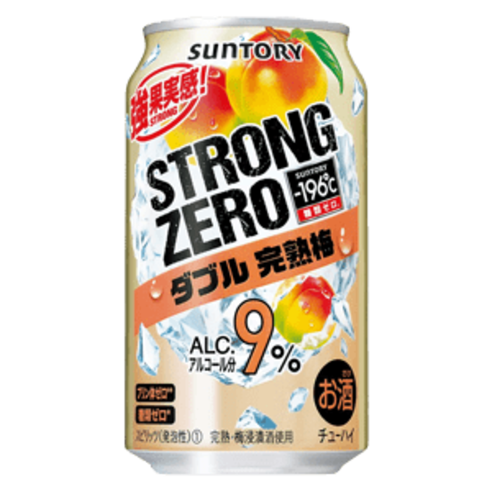 -196 STRONG ZERO Double Ume Plum 350ml ALC. 9.0%