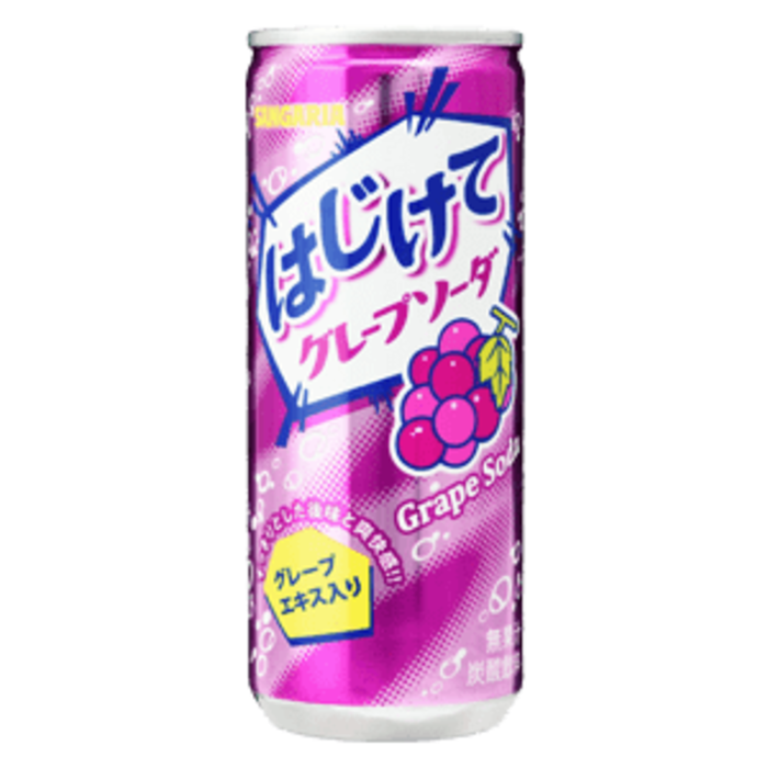 OUTLET: Hajikete Grape Soda 250ml Sangaria THT 06-25