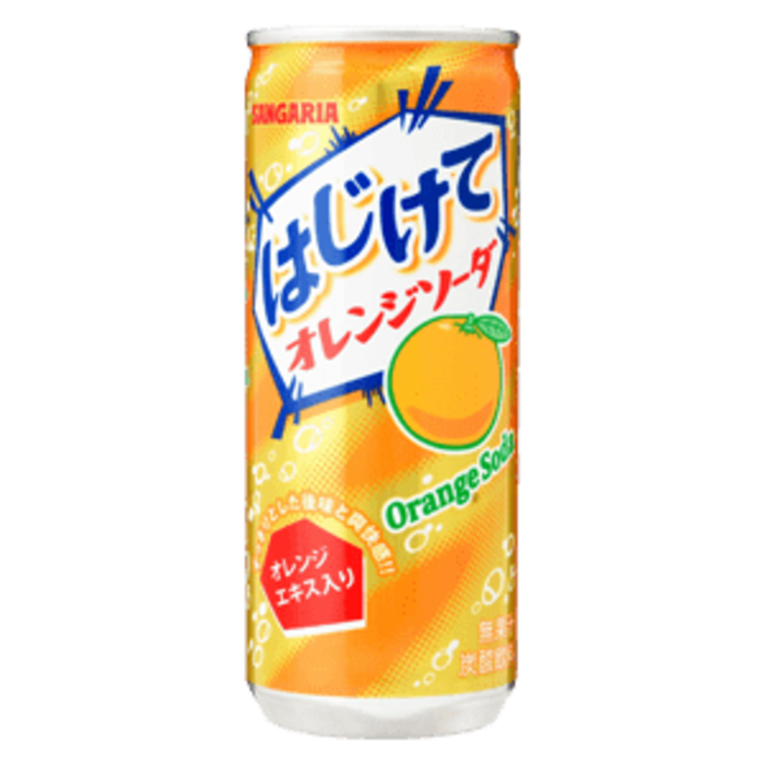 OUTLET: Hajikete Orange Soda 250ml Sangaria THT 05-25
