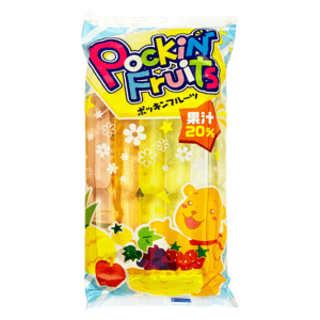 Freezable Pokkin Fruits Mix 20% Fruit Juice 8x60ml Marugo