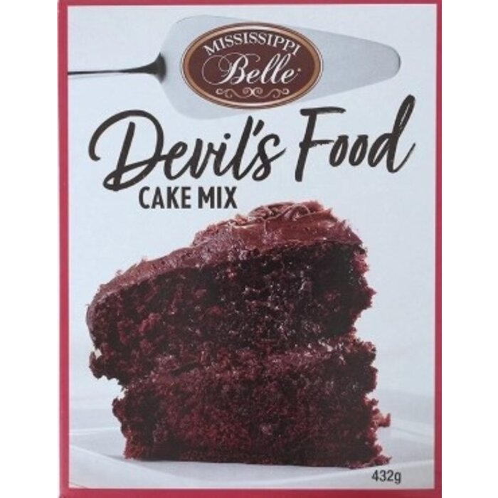 Devils Food Cakemix 432g Mississippi Belle