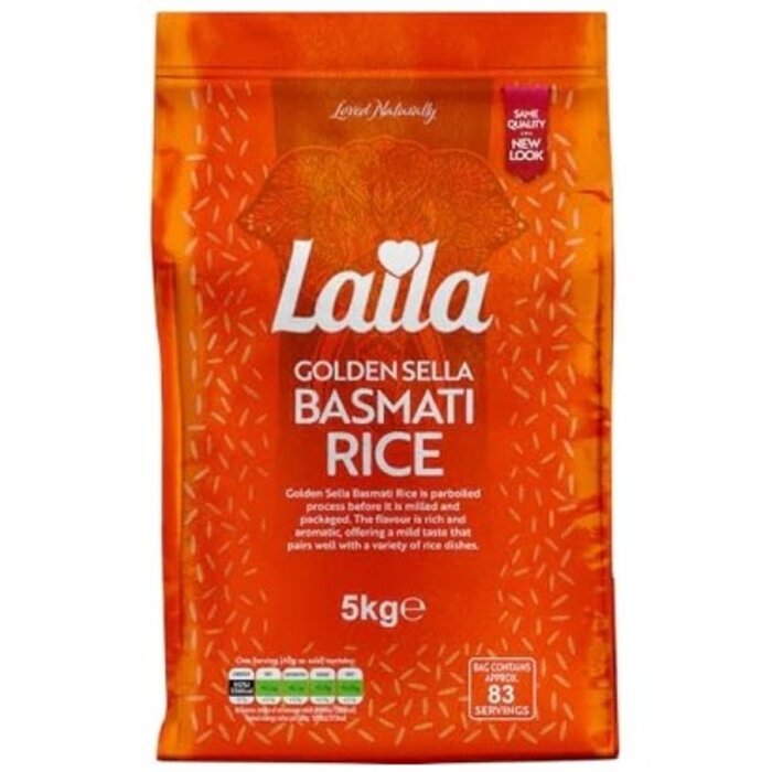 laila Golden Sella Basmati Rijst 5 kg