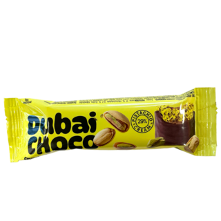 outlet: Dubai Choco Crunchy Pistachio Bar 55g Best before 24-10-2026