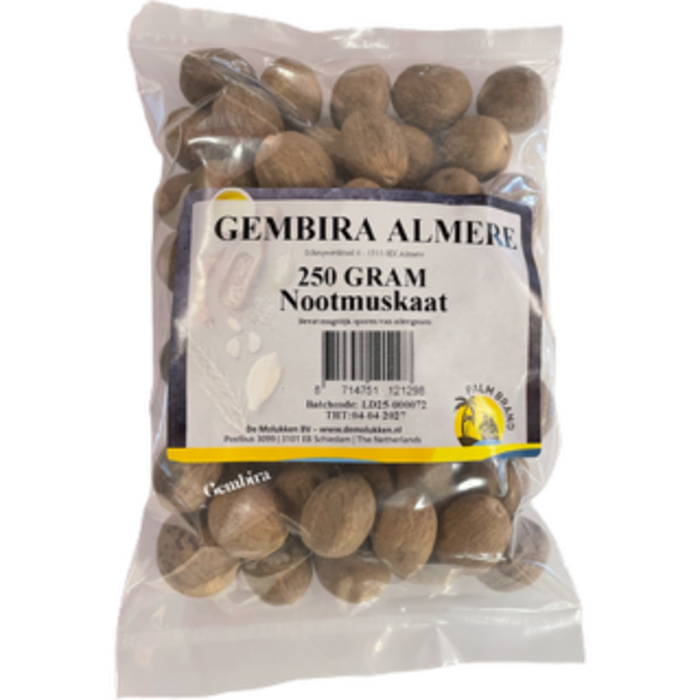 Nutmeg whole 250g Palm
