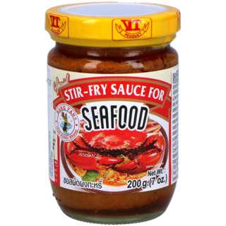 outlet: Nang Fah Stir Fry Sauce SEAFOOD 200g Yellow Crab Curry THT 04-08-2025