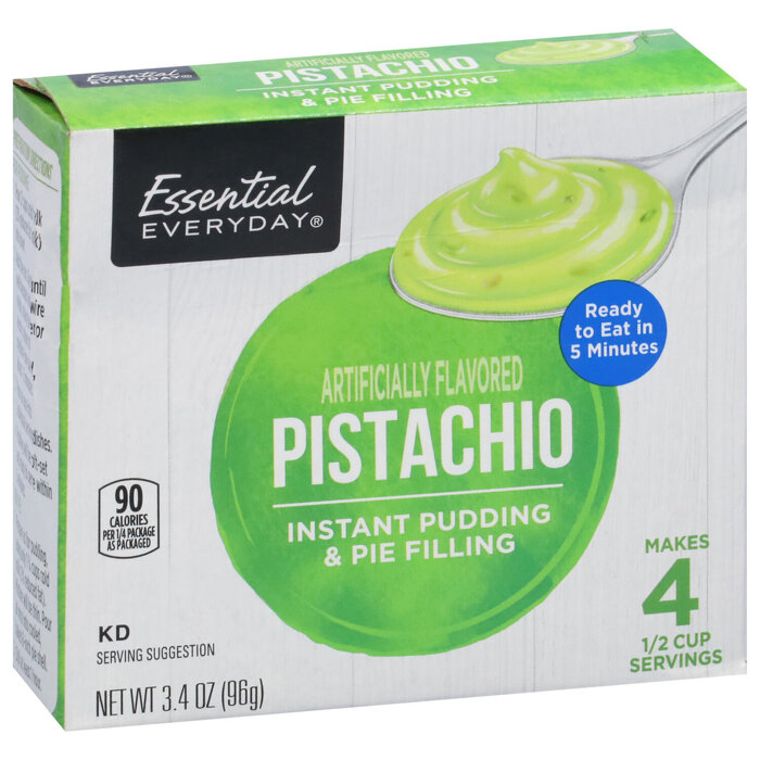 outlet: Pistachio Instant Pudding 3.4 oz -96g Essential Everyday THT 11 FEB 2026