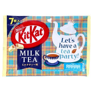 outlet: Kit Kat Mini Milk Tea 7 pieces 81.2g Nestle Japan tht 05.2025