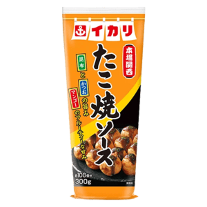 Ikari Takoyaki Sauce 300g - dark orange label