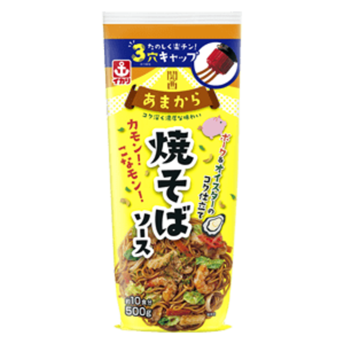 Kansai Ama-Kara Yakisoba Sauce 500g - Yellow label