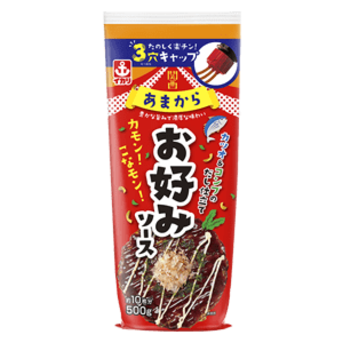 Kansai Ama-Kara Okonomi Sauce 500g - Red label