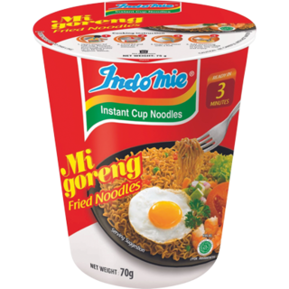 Cup Mi Goreng Fried Noodle 70g Indomie