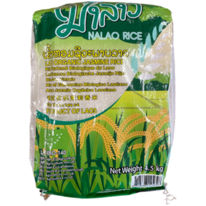 Lao Organic Jasmine Rice 4,5kg Nalao