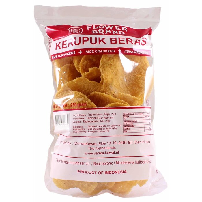 Kerupuk Beras 250g Flower Brand