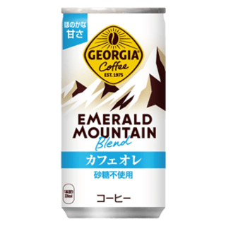 Georgia Emerald Mountain Cafe Au Lait Non Sugar Blend 185ml
