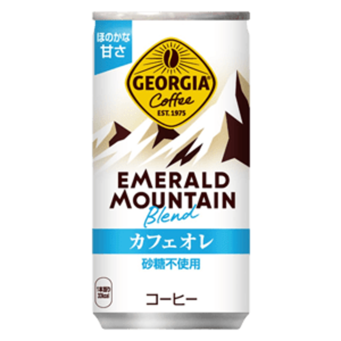 Georgia Emerald Mountain Cafe Au Lait Non Sugar Blend 185ml