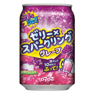 outlet: Purusshu Jelly X sparkling Grape 280ml DyDo THT 2025-8