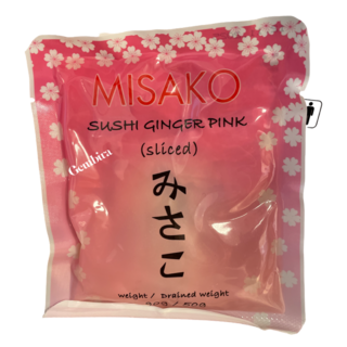 Misako Sushi Ginger Pink Sliced 90g