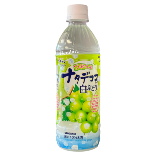 White Grape Tsubu Tsubu nata de coco Sangaria 500ml