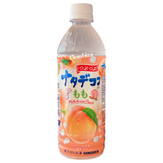 White PeachTsubu Tsubu nata de coco Sangaria 500ml
