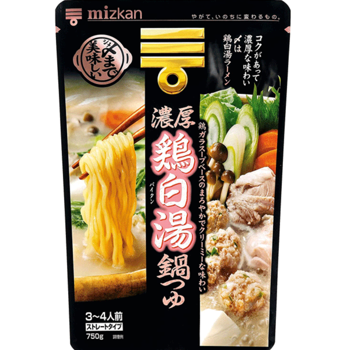 Mizkan Rich Chicken Pai Tan Nabe Hot Pot Soup Base 700g