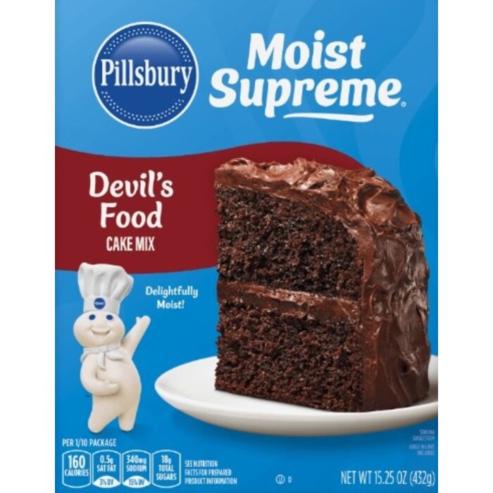 Pillsbury Devil's Food Cake Mix 15.25 oz - 432g