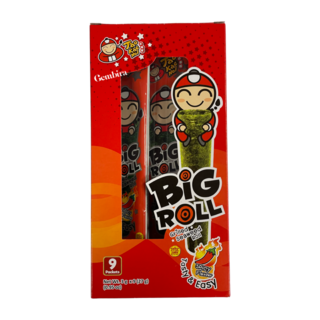 OUTLET: Seaweed Big Roll SPICY 9 packs Tao Kae Noi - Box 3gx9 (27g) BBD: 24-6-2025