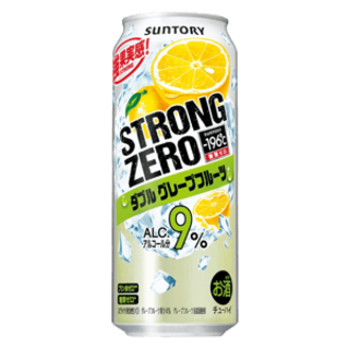 -196 STRONG ZERO Grapefruit 500ml SUNTORY ALC. 9.0%