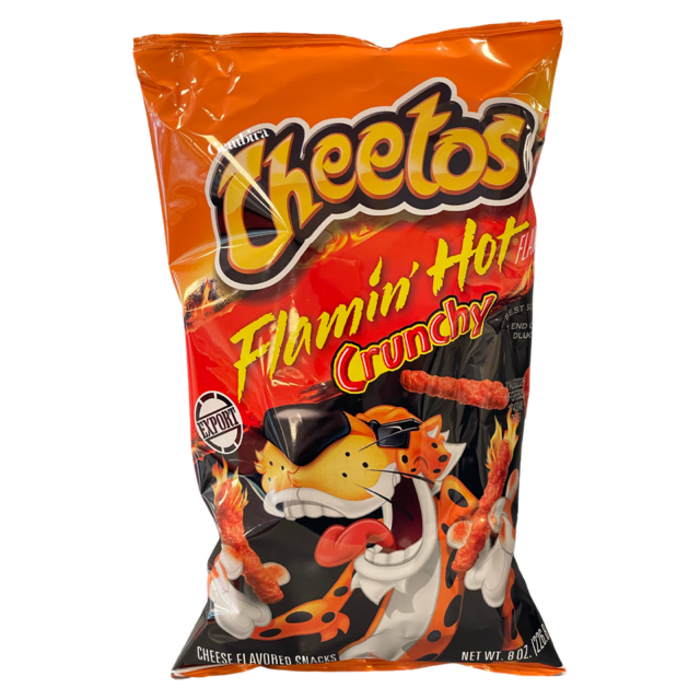 Cheetos Flaming Hot Crunchy 226,8 gr (8 oz) Frito lay