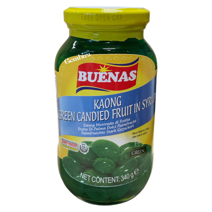 Buenas Kaong Green candied fruit in syrup 340g