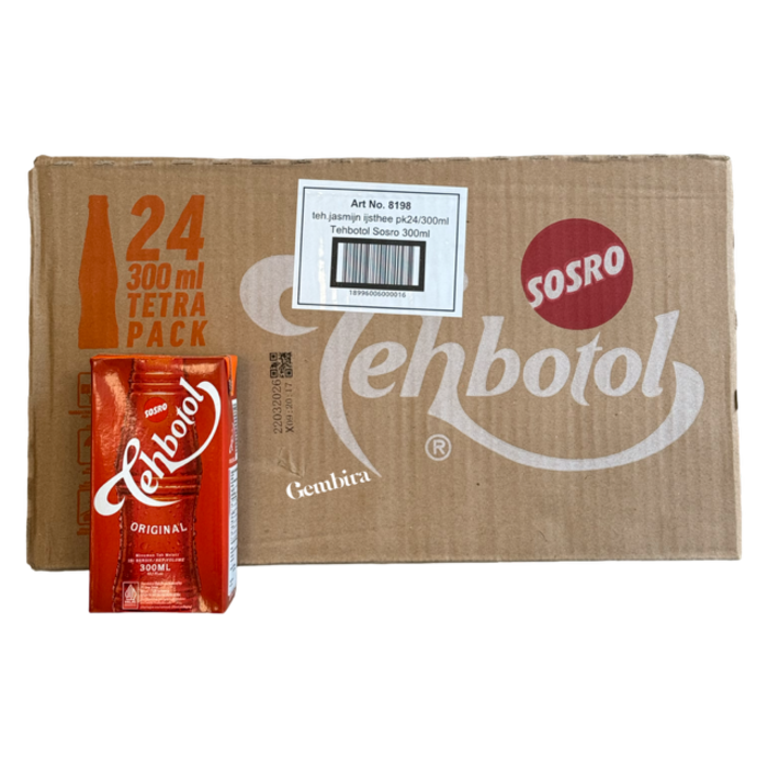 sosro teh botol 300ml x 24 packs