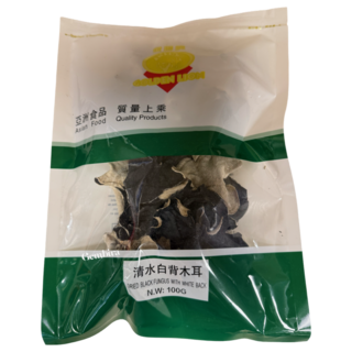 Dried Black Fungus w. White Back 100g Golden Lion
