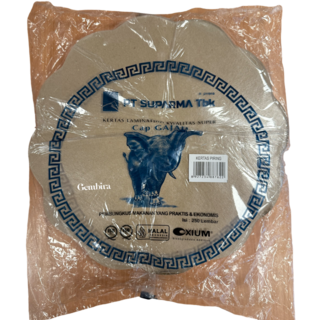 Kertas Laminating Piring Lidi ø28cm Cap Gajah PT Suparma Tbk