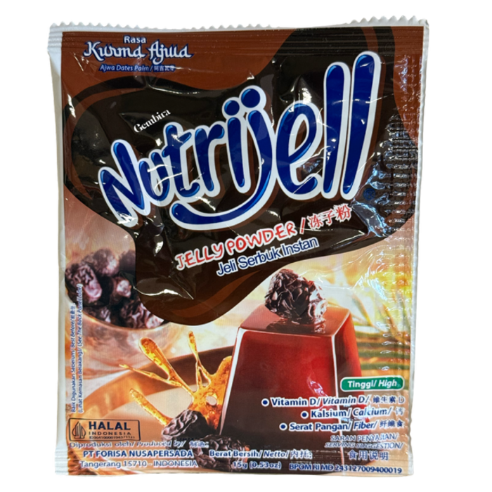 nutrijell jelly powder Kurma Dates Palm 15g