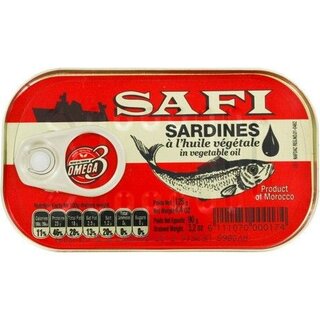 SAFI Sardines in vegetable oil 125g