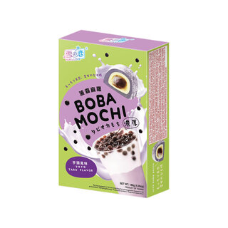 Yuki & Love Boba Mochi Rice Cake Taro Flavor 180g Yuki Love