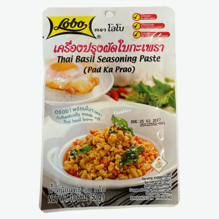 lobo Thai Basil Seasoning Paste 50g Pad Ka Prao