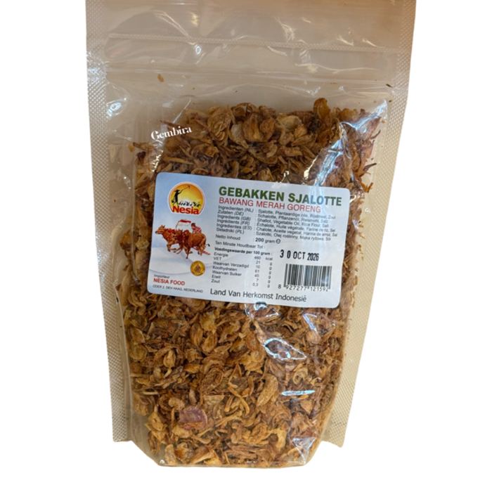 Fried Shallot 200g Nesia - Bawang Merah Goreng