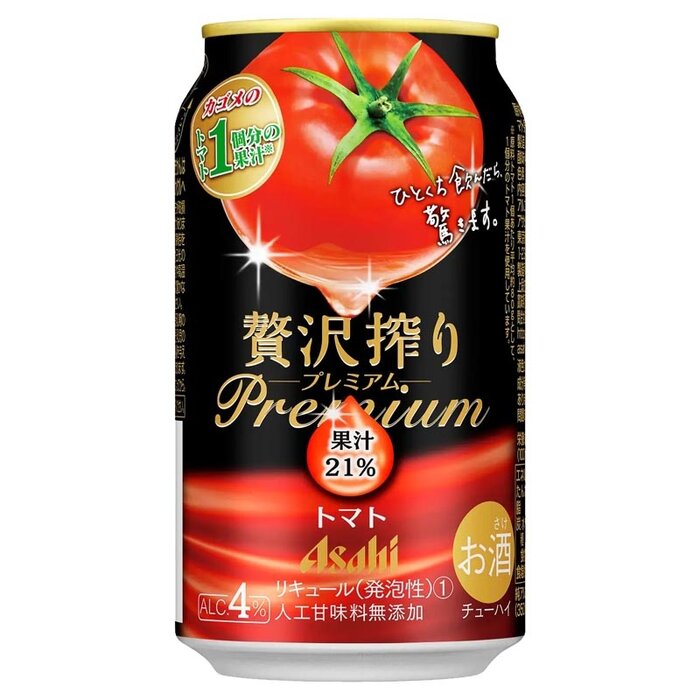 Tomato Zeitaku Shibori Premium Taste Alc. 4% Asahi
