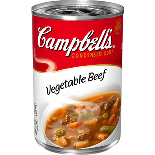 outlet: campbell's vegetable beef soup 298g Best before Oct 05 2025