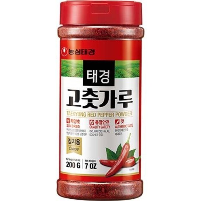 Taekyung Red Chili Powder 200g - 7 oz Gochugaru Coarse