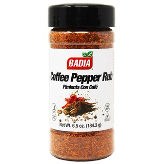 Badia Coffee Pepper Rub 6.5 oz - 184.3g