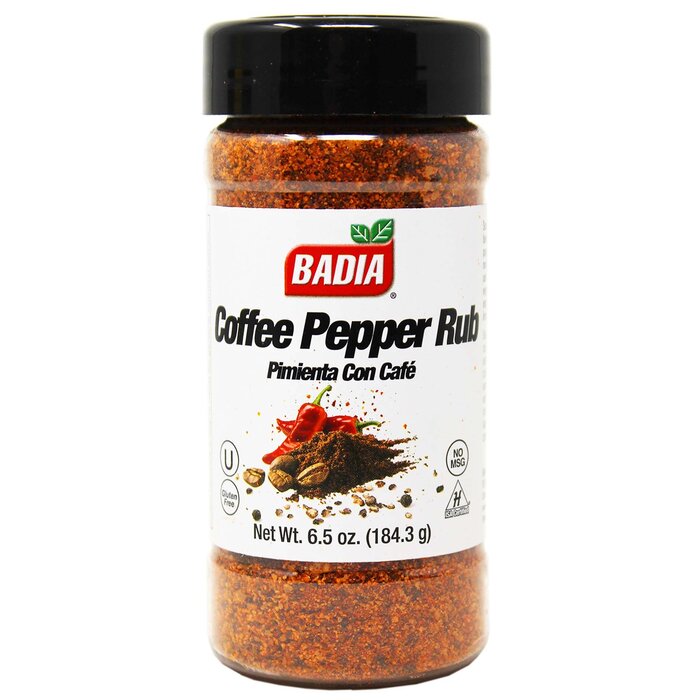 Badia Coffee Pepper Rub 6.5 oz - 184.3g