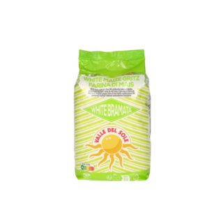 White Bramata Maize Gritz 1kg Valle Del Sole - Farina di Mais