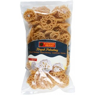 Krupuk Palembang rasa Bawang 250g Flower Brand