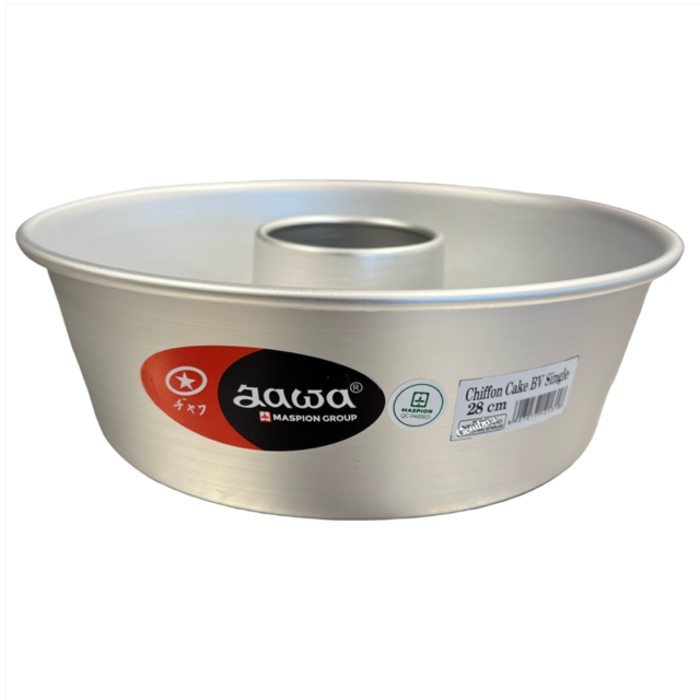 Chiffon Sponscake bakvorm 28 cm Aluminium - Jawa
